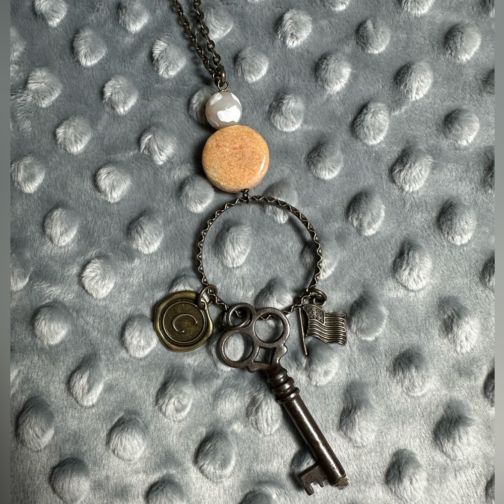Long Necklace With Charms